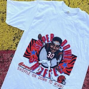 1987 Ickey Woods Cincinnati Bengals Nfl Football Super Bowl